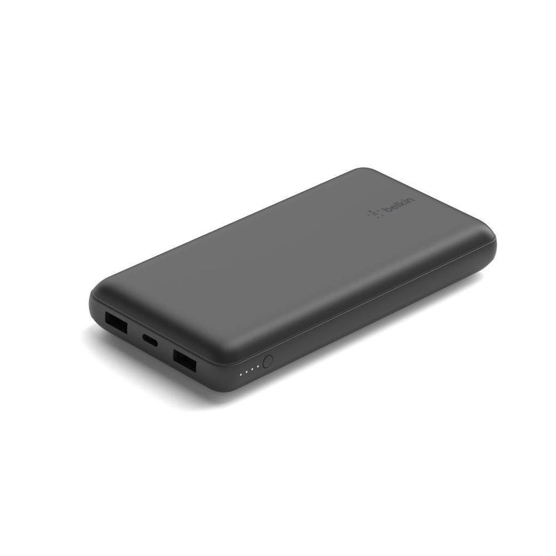 Belkin 20000mAh Power Bank 15W USB-C + 2 12W USB-A - Black