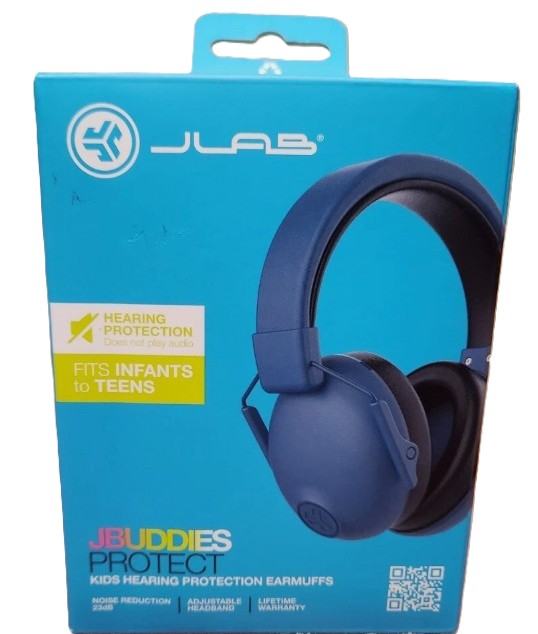 JLab JBuddies Protect Kids Ear Protection Ear Covers - Navy