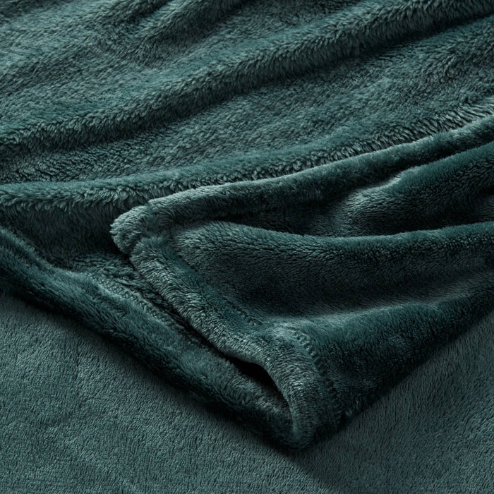Full/Queen Microplush Bed Blanket Pine - Threshold