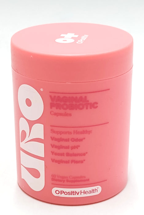 O Positiv URO Vaginal Probiotic Vegan Capsules - 60ct - EXP:06/2026