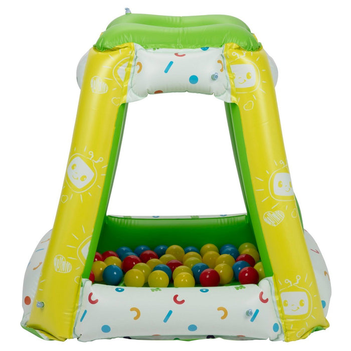 Cocomelon Inflatable Kids Ball Pit Playland with 20 Soft Flex Balls