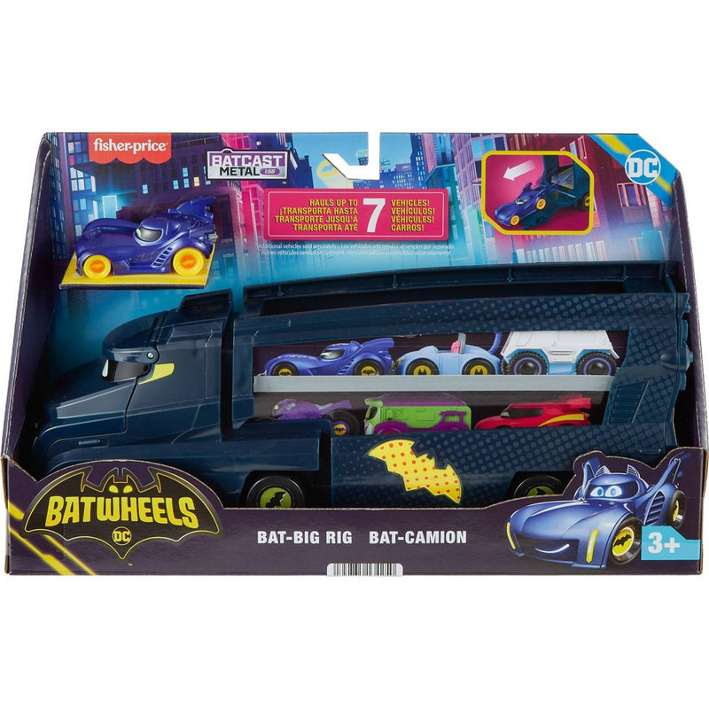 Fisher-Price DC Batwheels Bat Big-Rig Toy Car Carrier