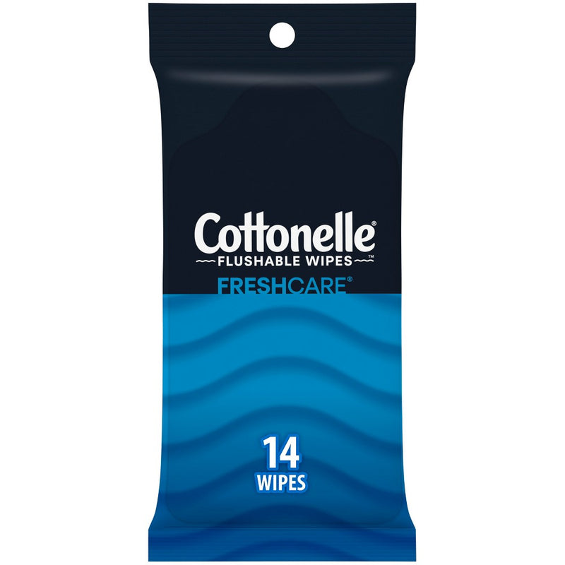 Cottonelle Flushable Wet Wipes - 14ct
