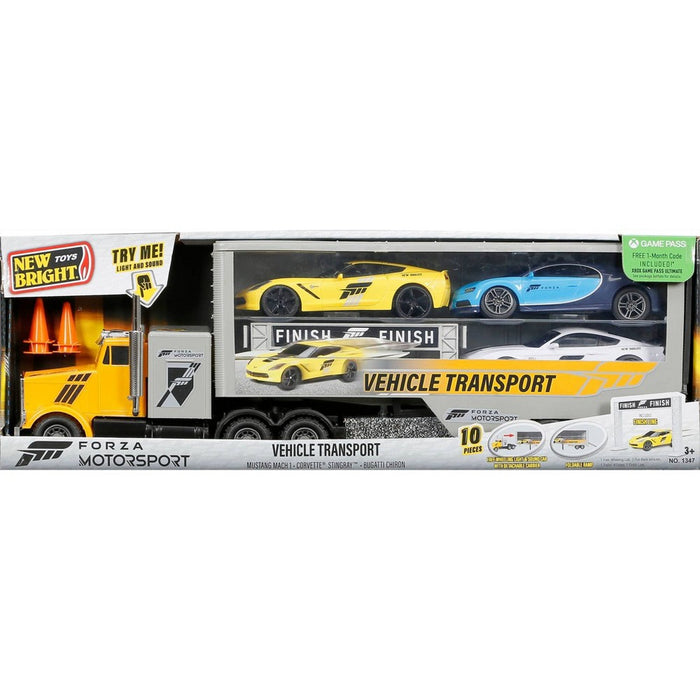 New Bright Forza Motorsport Hauler Set - 1:24 Scale (LOCAL PICKUP ONLY)