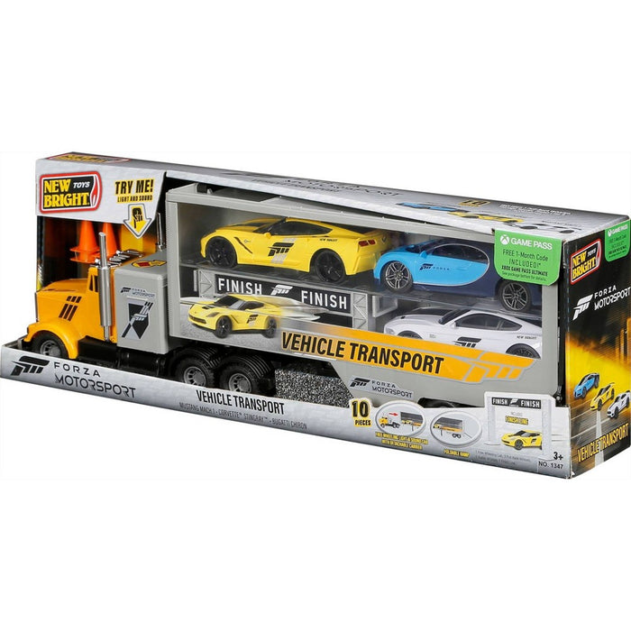 New Bright Forza Motorsport Hauler Set - 1:24 Scale (LOCAL PICKUP ONLY)
