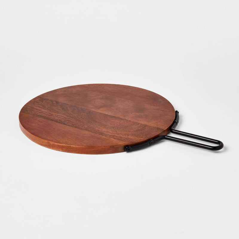 18" x 13" Wood Round Serving Board - Threshold
