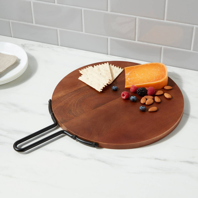 18" x 13" Wood Round Serving Board - Threshold