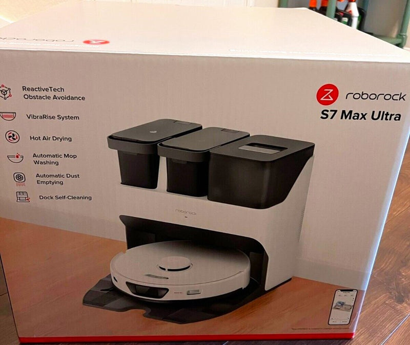Roborock S7 Max Ultra Robot Vacuum White *BRAND NEW* (LOCAL PICKUP ONLY)