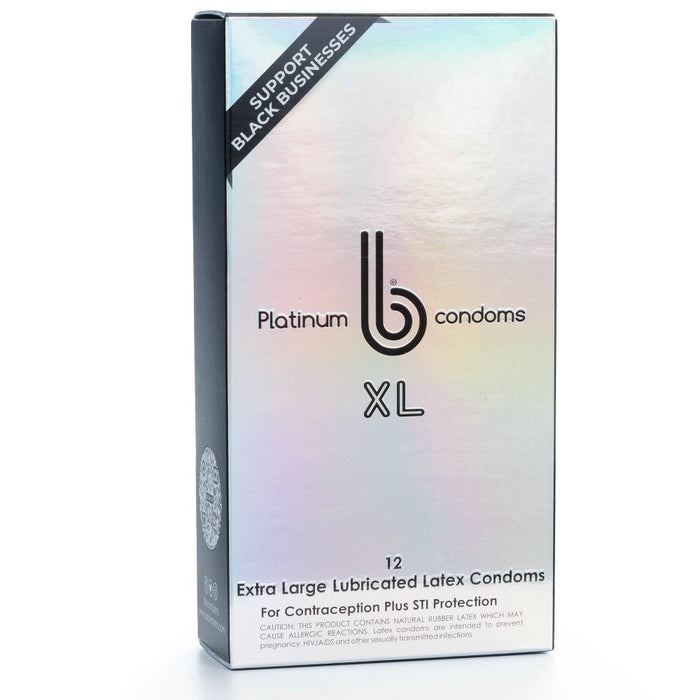 b condoms Platinum Condoms - XL - 12ct