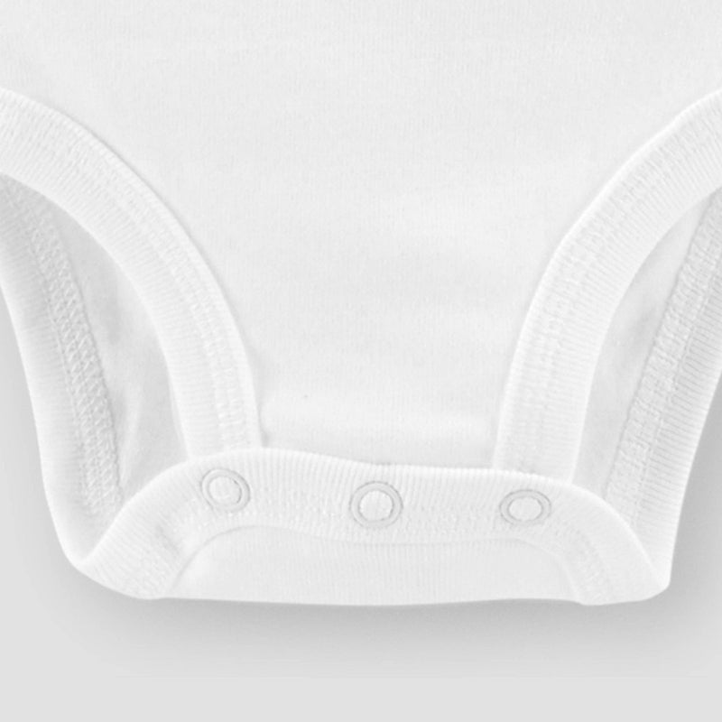 Carter's Just One You Baby 3pk Long Sleeve Bodysuit - White 6M
