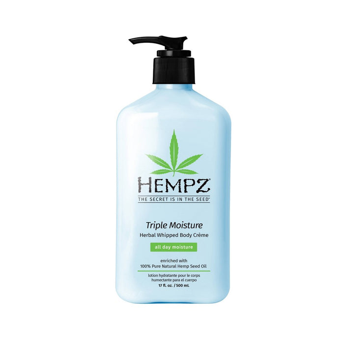 Hempz Triple Moisture Herbal Whipped Body Creme Grapefruit & Peach - 17oz