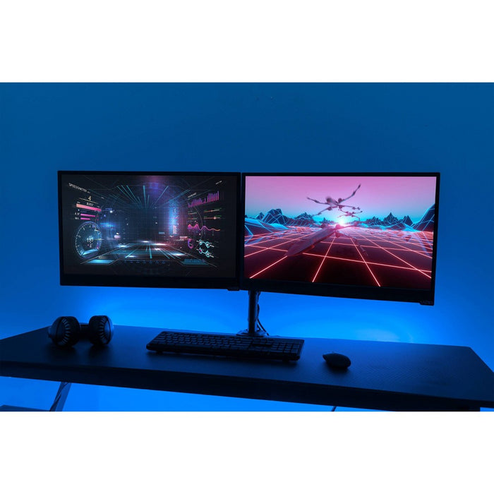 Enbrighten 12' USB-A Black Stealth Tape Light RGB Push Button