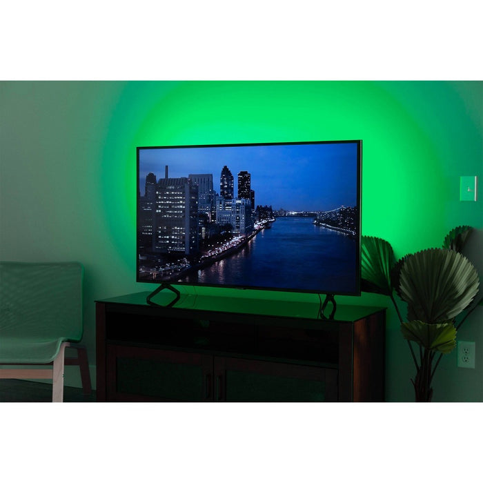 Enbrighten 12' USB-A Black Stealth Tape Light RGB Push Button