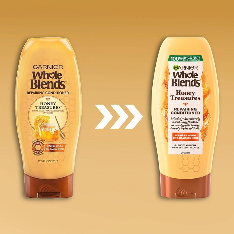 Garnier Whole Blends Honey Treasures Repairing Conditioner - 22 fl oz