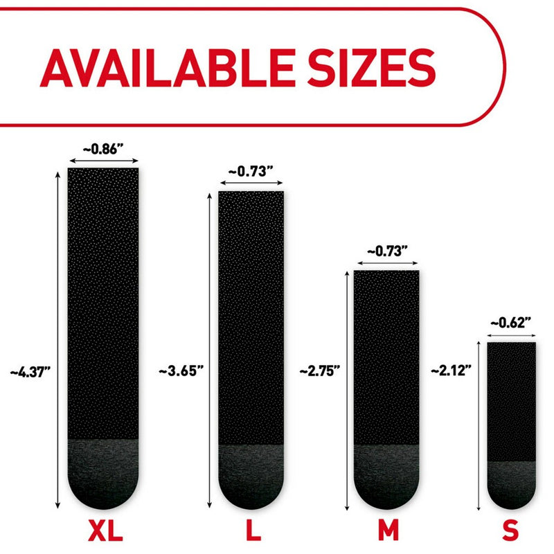 Command 8pk Heavy PHS Adhesives Black