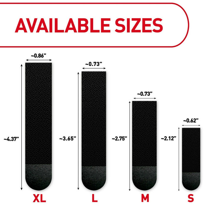 Command 8pk Heavy PHS Adhesives Black