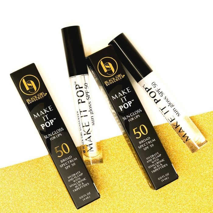 Black Girl Sunscreen Make It Pop Sun Gloss - SPF 50 - 0.13 fl oz