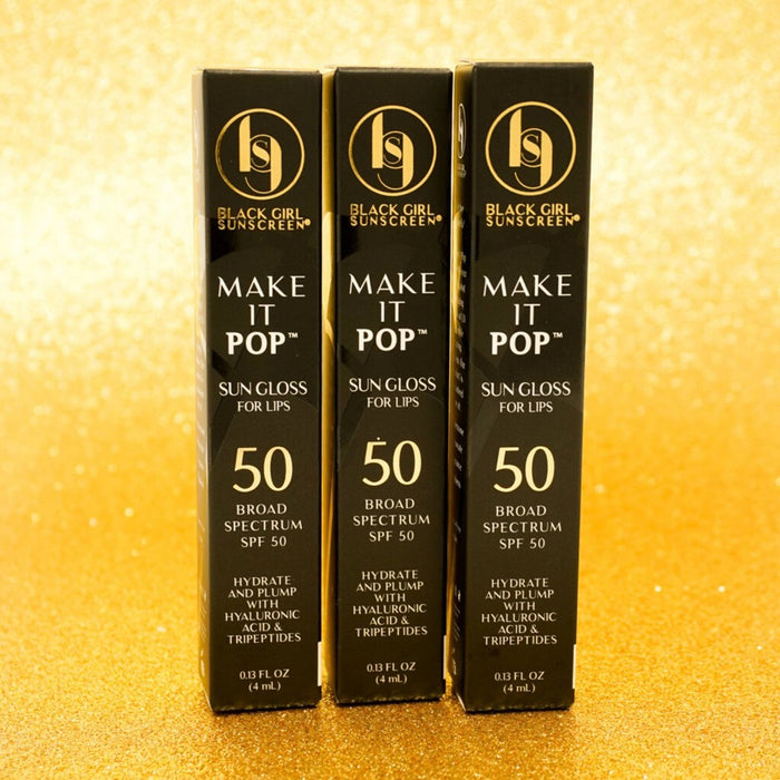 Black Girl Sunscreen Make It Pop Sun Gloss - SPF 50 - 0.13 fl oz