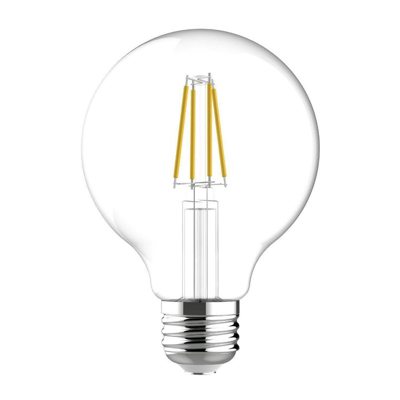 GE 2pk 5.5 Watts Soft White Medium Base LED Globe Light Bulbs