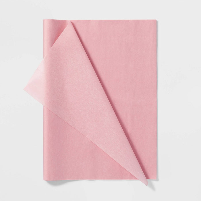 8ct Pegged Tissue Papers Pink - Spritz