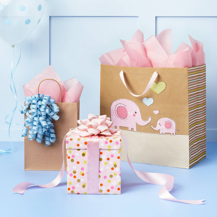 8ct Pegged Tissue Papers Pink - Spritz