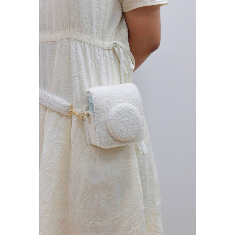 Fujifilm Instax Mini 12 Sherpa Case - Cream