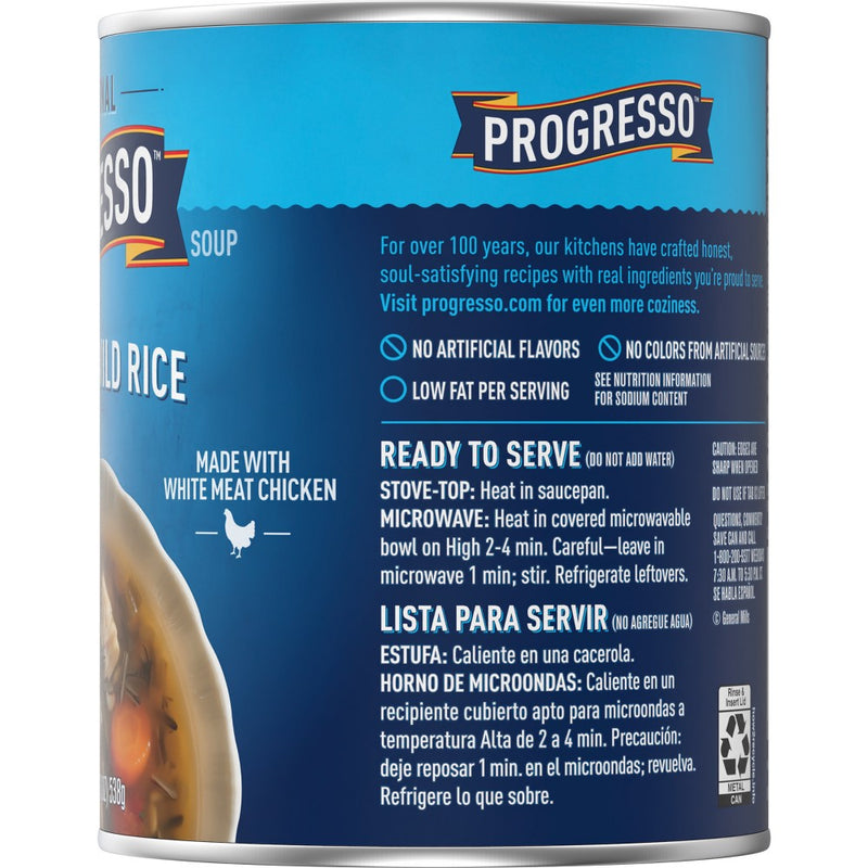 Progresso Gluten Free Traditional Chicken & Wild Rice Soup - 19oz