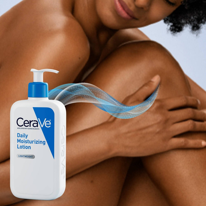 CeraVe Daily Face and Body Moisturizing Lotion for Normal to Dry Skin - Fragrance Free - 16 fl oz