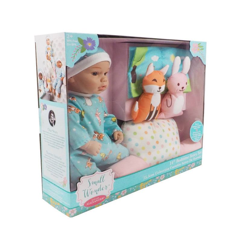 Madame Alexander Small Wonder 14" Bed Time Story Boy Set - Blue Eyes