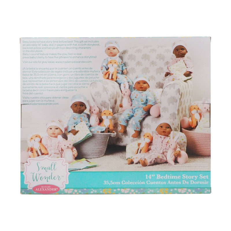 Madame Alexander Small Wonder 14" Bed Time Story Boy Set - Blue Eyes