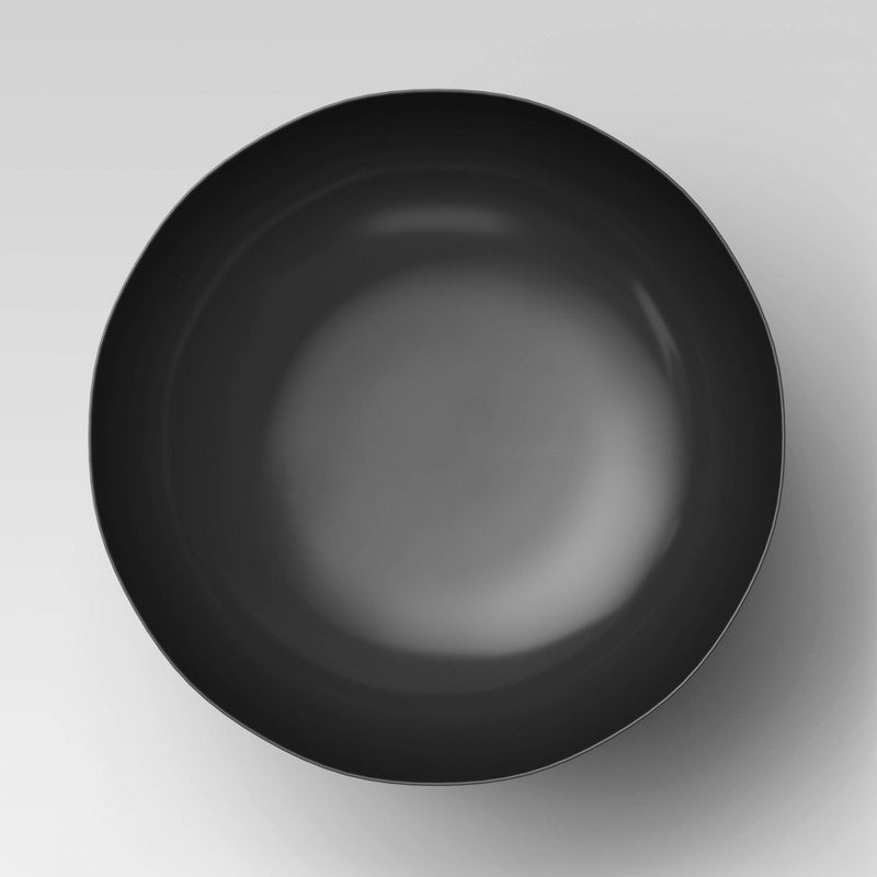 140oz Plastic Serving Bowl Black - Made By Design