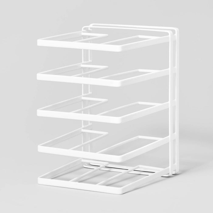 Wire Storage Pan Organizer White - Brightroom