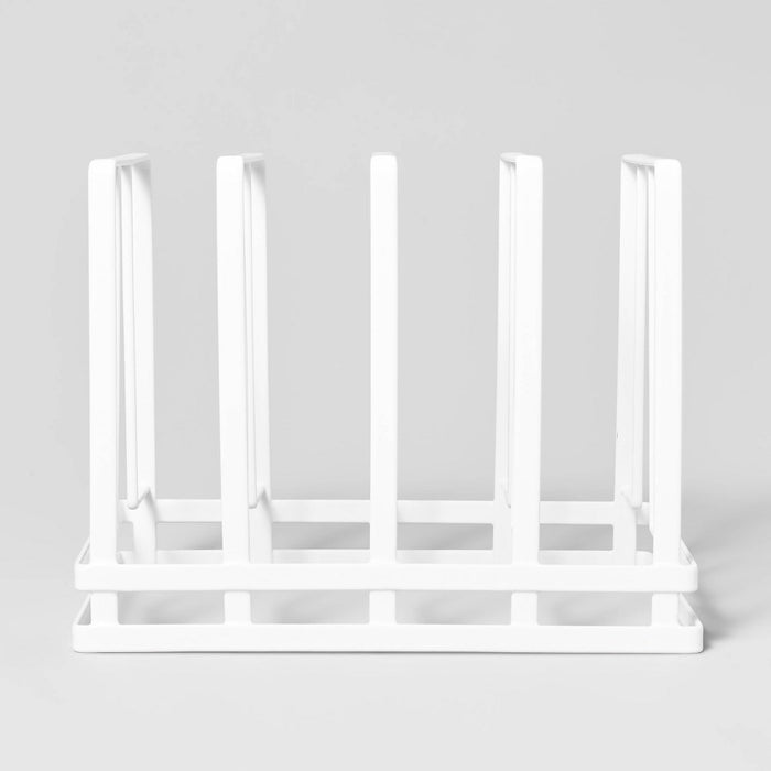 Wire Storage Pan Organizer White - Brightroom