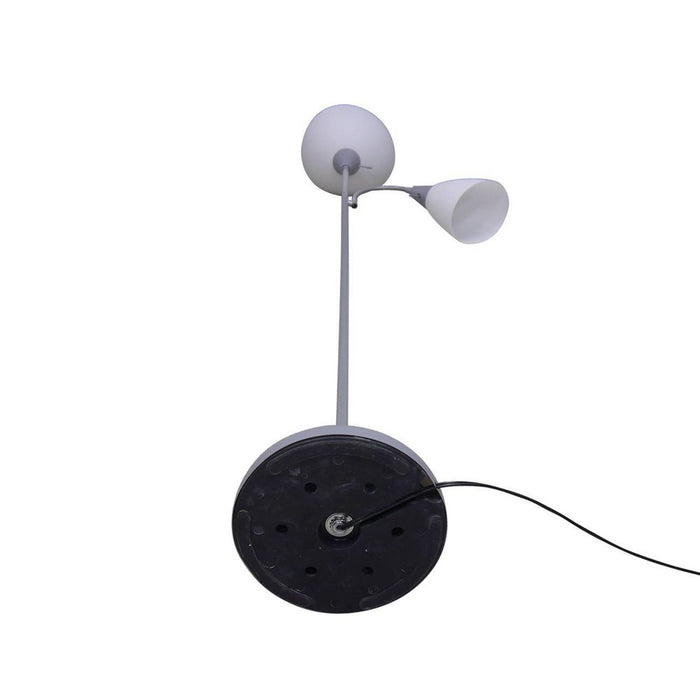 Torchiere with Task Light Floor Lamp Silver - Room Essentials