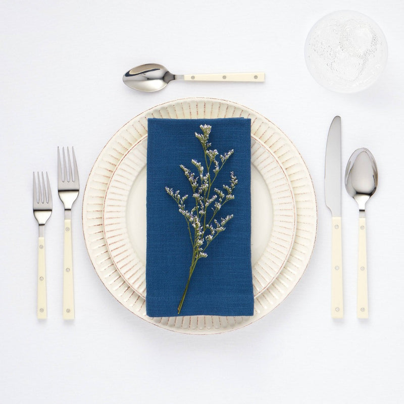 20pc Stainless Steel Burlington Silverware Set Cream - Threshold