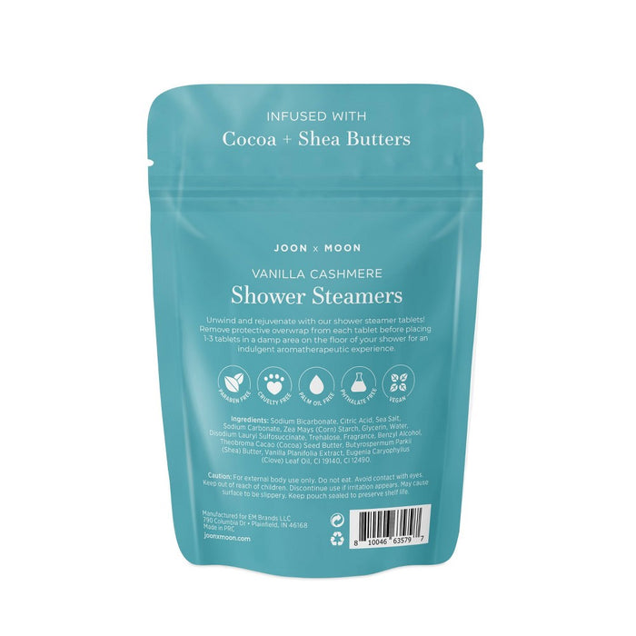 JoonX Moon Snow Vanilla Cashmere Shower Steamers - 60gm/3ct