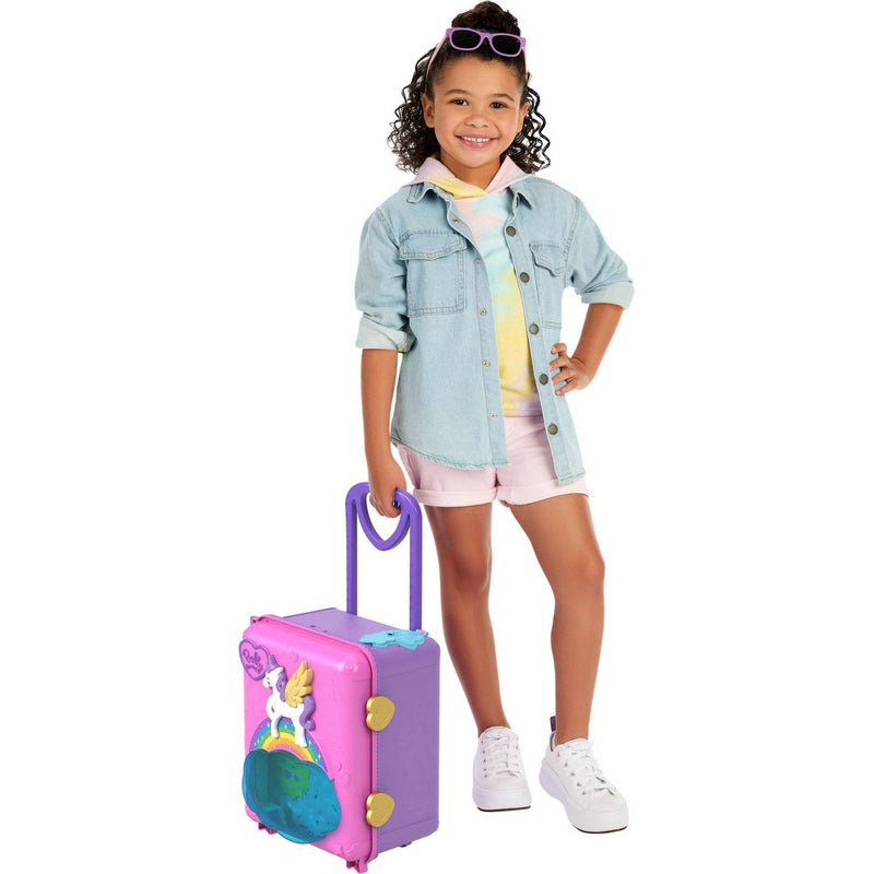 Polly Pocket Dolls Pollyville Resort Roll Away Playset