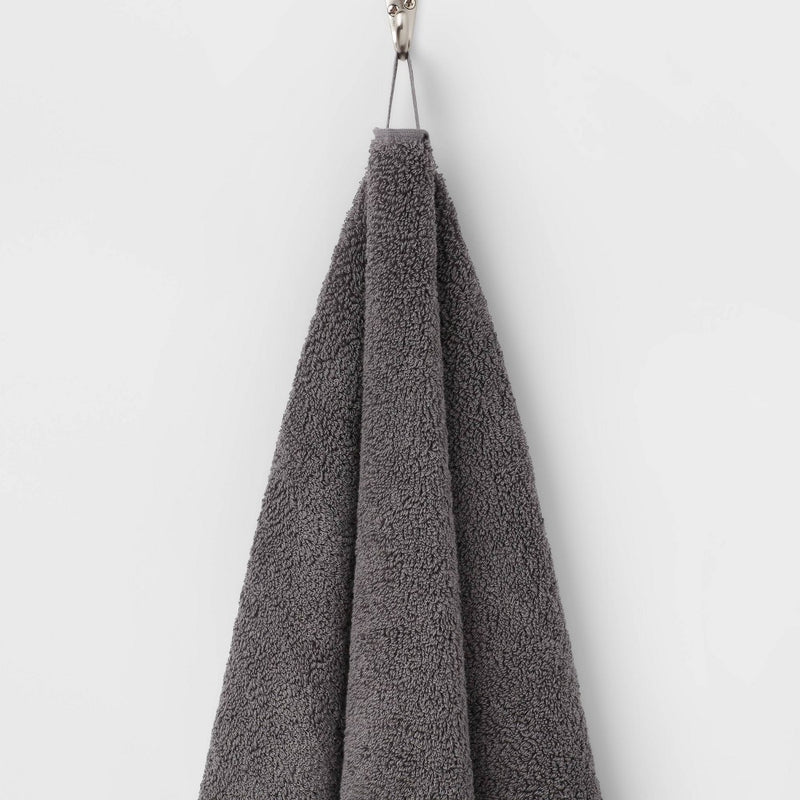 Performance Plus Bath Towel Dark Gray - Threshold