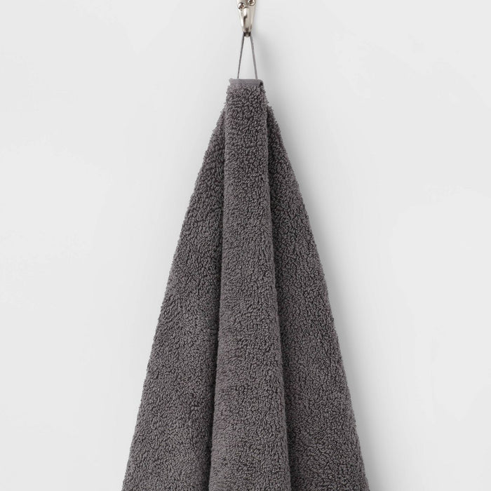 Performance Plus Bath Towel Dark Gray - Threshold