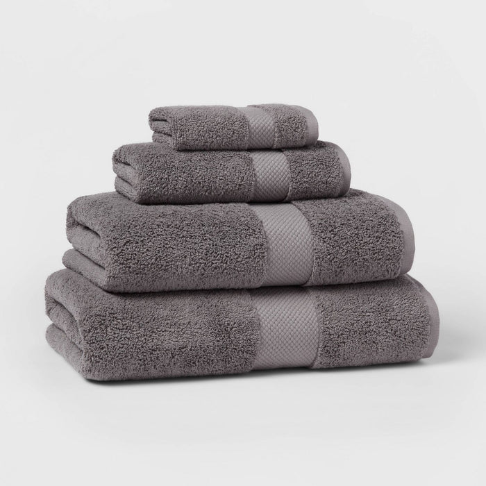 Performance Plus Bath Towel Dark Gray - Threshold