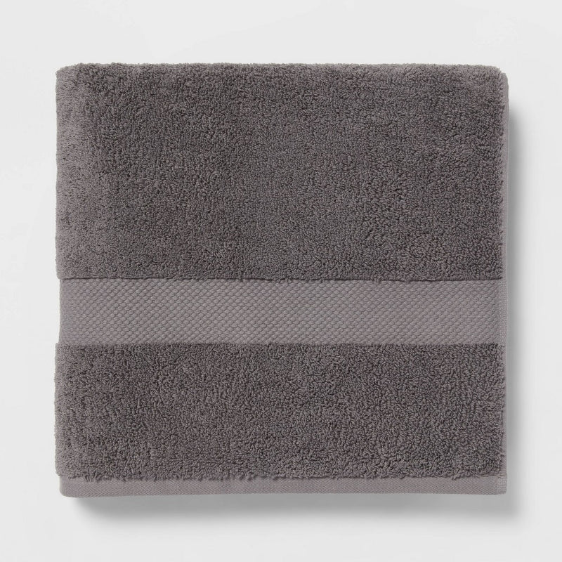 Performance Plus Bath Towel Dark Gray - Threshold