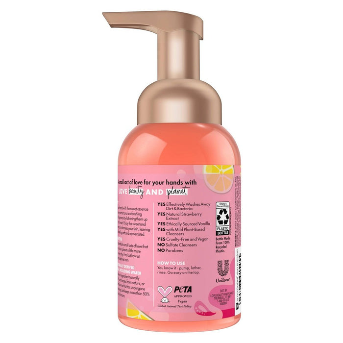 Beloved Foaming Hand Wash - Strawberries & Lemonade - 8 fl oz