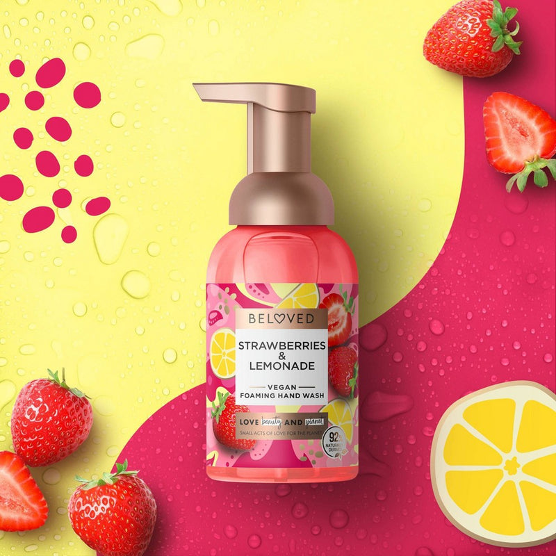 Beloved Foaming Hand Wash - Strawberries & Lemonade - 8 fl oz
