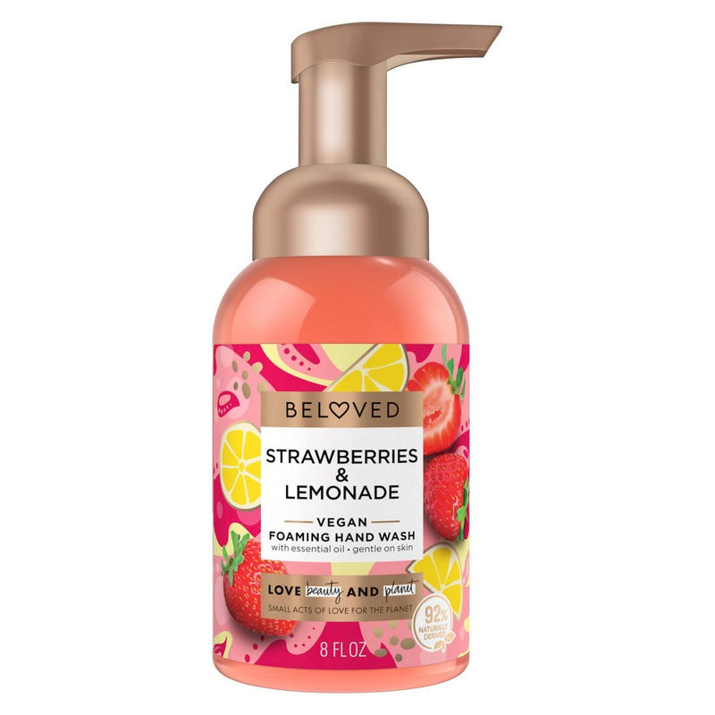 Beloved Foaming Hand Wash - Strawberries & Lemonade - 8 fl oz