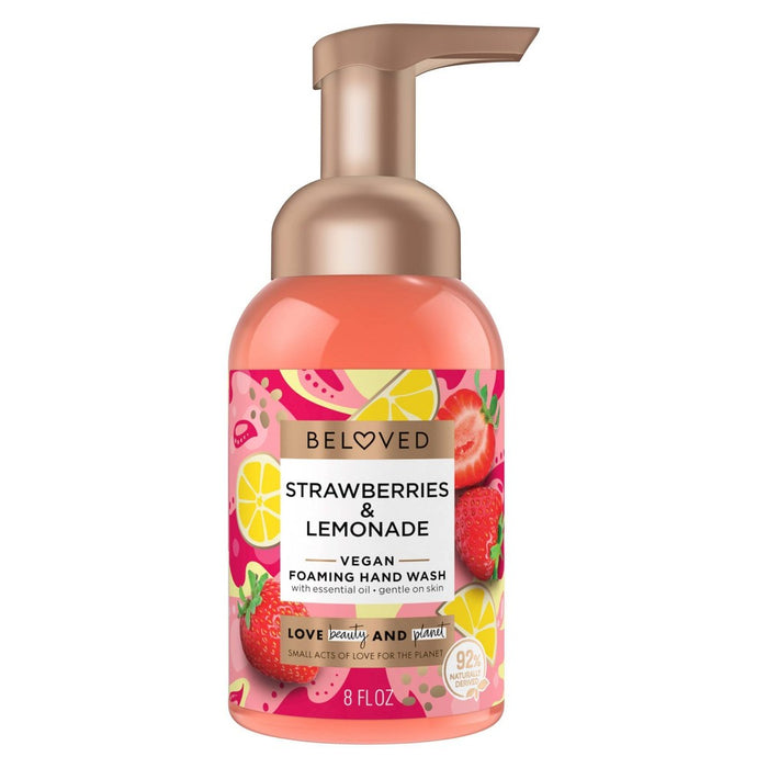 Beloved Foaming Hand Wash - Strawberries & Lemonade - 8 fl oz