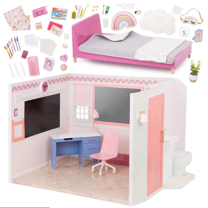Our Generation Room to Dream Bedroom Playset & Furniture for 18" Dolls (LOCAL PICKUP ONLY)