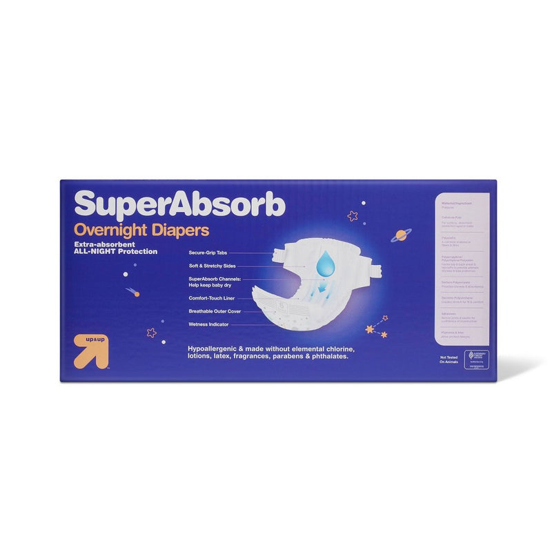 Disposable Overnight Diapers Economy Pack - Size 6 - 84ct - up & up