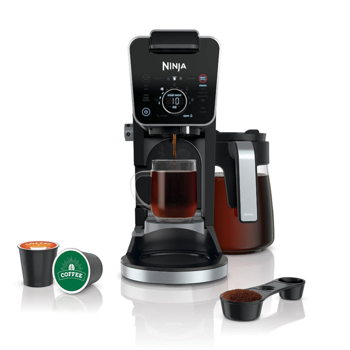 Ninja DualBrew Pro Specialty Coffee System, Single-Serve, Pod, and 12-Cup Drip Coffee Maker - CFP301