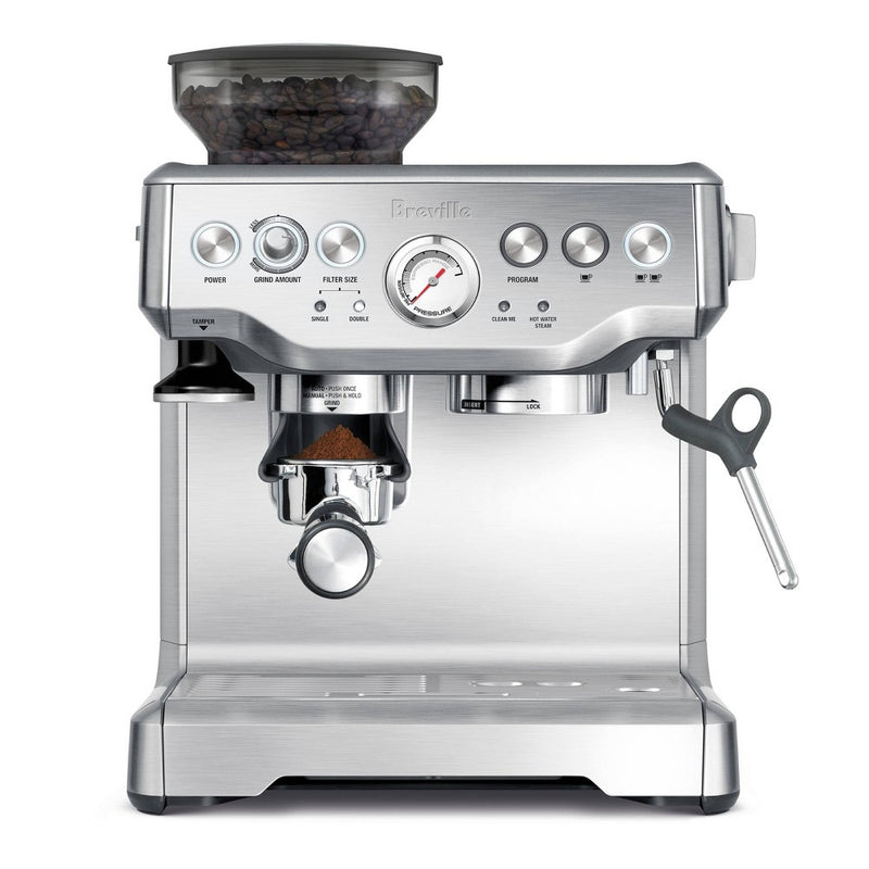 Breville Stainless Steel Barista Express Espresso Machine Light Silver BES870XL (LOCAL PICKUP ONLY)