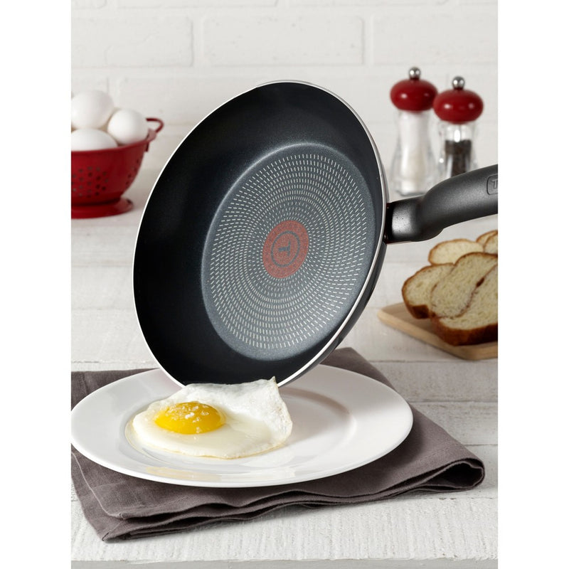 T-Fal 12pc Nonstick Aluminum Cookware Set Black